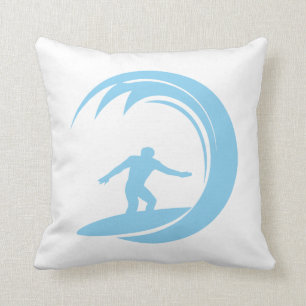 Baby Blue Surfing Kissen
