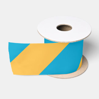 Baby Blue und Yellow Satinband