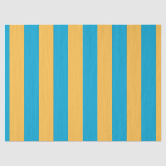 Baby Blue und Yellow Seidenpapier (Vorderseite)