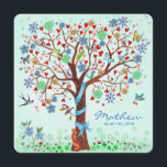 Baby Blume Tree of Life | Geburtsankündigung Boy Ankündigung<br><div class="desc">Cartita Design ©2015 Alle Rechte vorbehalten Fühlen Sie sich frei,  Text zu ändern oder hinzuzufügen! Ich hoffe,  Sie genießen meine Illustrationen! Suchen Sie in meinem Geschäft nach Ihrer Lieblingskarte!</div>
