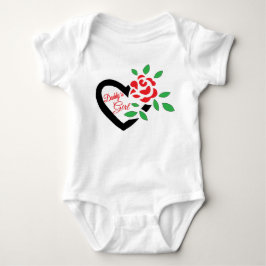 Baby Body Anzug: Daddy's Girl Strampler