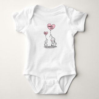 Baby Body Anzug: Papys Mädchen Mamas Prinzessin Strampler