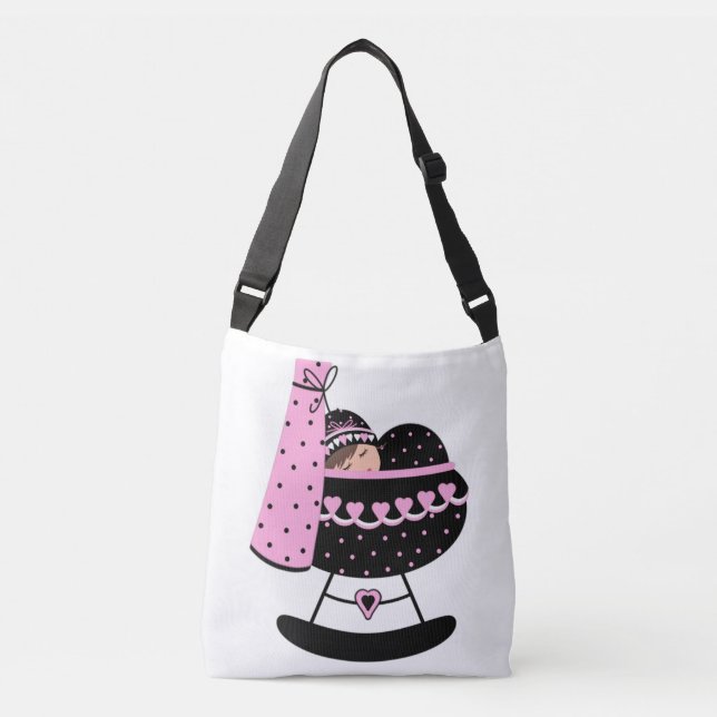 Baby - Body-Cross-Bag, Mittel Tragetaschen Mit Langen Trägern (Vorderseite)