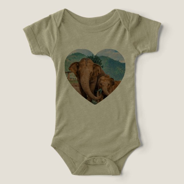 Baby Body  Elefante para bebe  (Design Vorderseite)