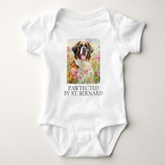 Baby-Body – Pawtected von Bernhardiner Baby Strampler