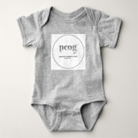 Baby-Body "PCOG" mit Bibelvers & Herz