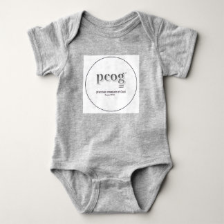 Baby-Body "PCOG" mit Schriftzug & Herz Baby Strampler