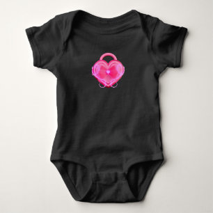 Baby-Bodyanzüge Deep Inside Heart Art Baby Strampler