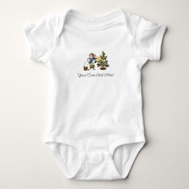 Baby Bodysuit - Christmas Baby Strampler (Vorderseite)