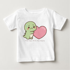 Baby Bodysuit - Cute Sad Dinosaur with Short Arms  Baby T-shirt