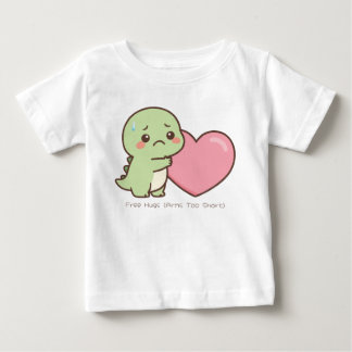Baby Bodysuit - Cute Sad Dinosaur with Short Arms  Baby T-shirt