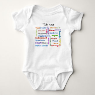 Baby-Bodysuit der folgende große Musik-Komponist Baby Strampler