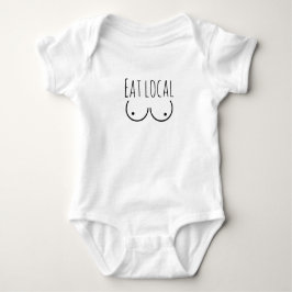 Baby Bodysuit "Eat Local" Stillzeit Strampler