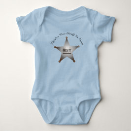 Baby Bodysuit "Es gibt einen neuen Sheriff in Town Strampler