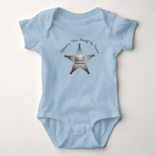 Baby Bodysuit "Es gibt einen neuen Sheriff in Town Strampler