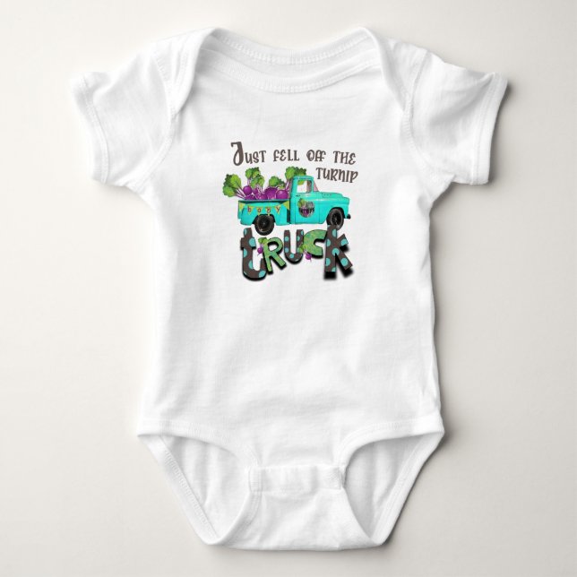 Baby Bodysuit - Fell einfach ab! Strampler (Vorderseite)