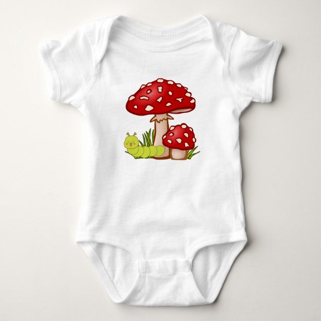 Baby Bodysuit Forest Friends Adventure. Baby Strampler (Vorderseite)