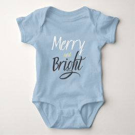Baby Bodysuit : Fröhlich und Hell (blau) Strampler