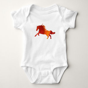 Baby Bodysuit für Feuerpferde Strampler