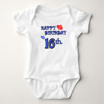 Baby Bodysuit Geburtstag 16