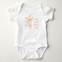 Baby Bodysuit – Hop Little Bunny, Hop