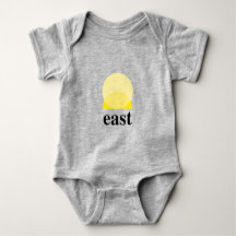 Baby Bodysuit in Hether Gray