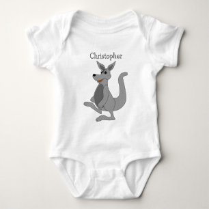 Baby Bodysuit Kangaroo Design Strampler