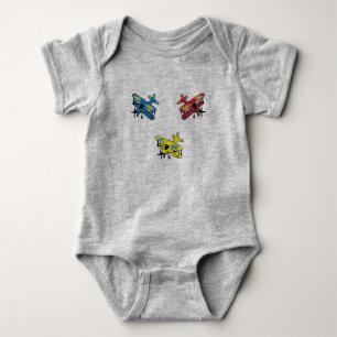 Baby-Bodysuit, Kleidung, ein Stück, Flugzeuge Baby Strampler