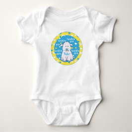 Baby Bodysuit Lambie Pie Blue/Yellow Baby Strampler