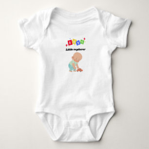 Baby Bodysuit - Little Explorer Adventure Outfit Strampler