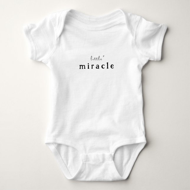 Baby Bodysuit - Little Miracle Strampler (Vorderseite)