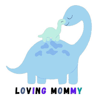 "Baby Bodysuit", Mama Dinosaurier und Baby Baby Strampler