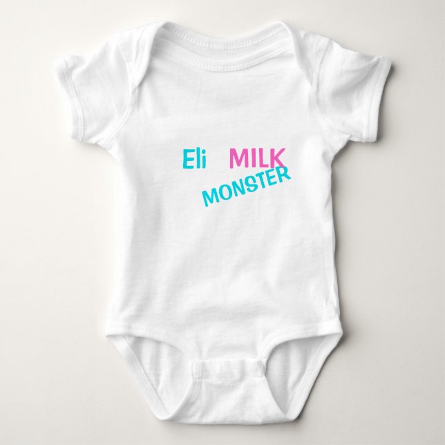 Baby Bodysuit - Milchmonster Baby Strampler (Vorderseite)