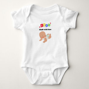 Baby Bodysuit - mit Liebe Niedlich Baby Outfit Strampler