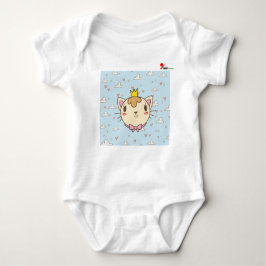 Baby Bodysuit mit Niedlichem Chat Design Strampler