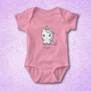Baby Bodysuit mit Niedlichem Einhorn Strampler