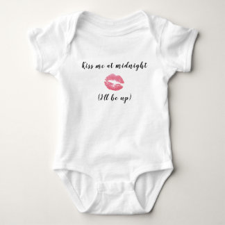 Baby Bodysuit - New Years - Kiss Me at Midnight Baby Strampler