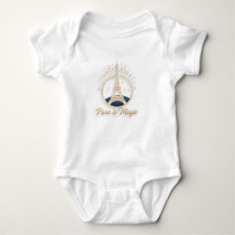 Baby Bodysuit - Paris Elegant Eiffel Tower Baby Strampler
