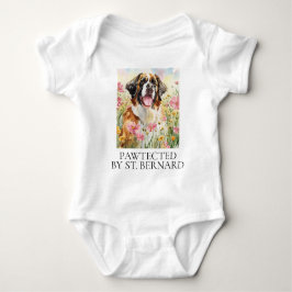 Baby Bodysuit – Pawtected by Saint Bernard Baby Strampler