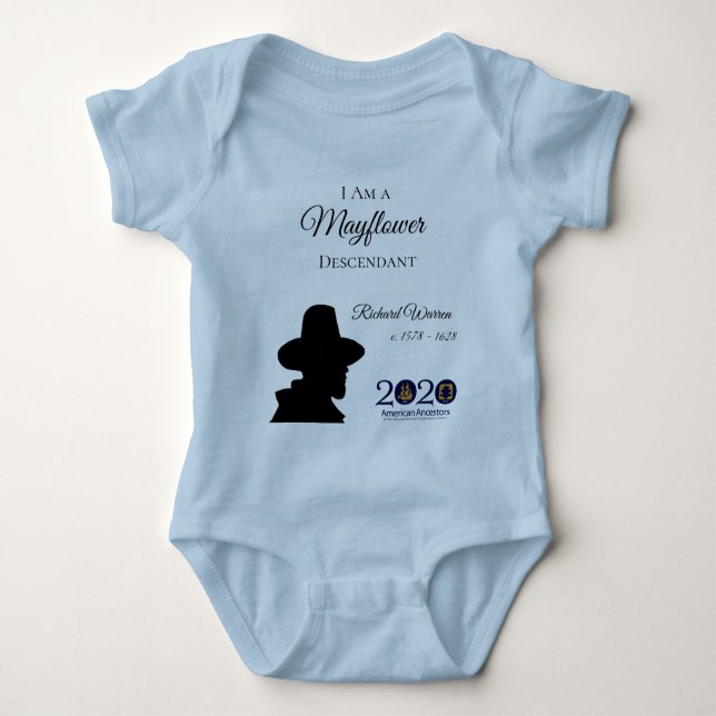 Baby-Bodysuit Richard Waren Mayflower Baby Strampler (Vorderseite)