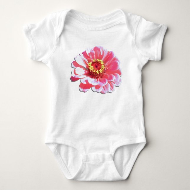 Baby-Bodysuit - rosa Zinnia Baby Strampler (Vorderseite)