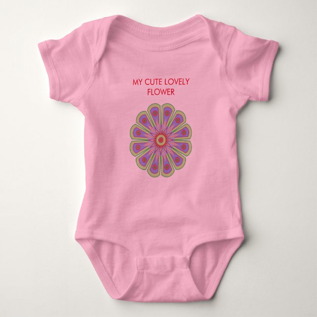 Baby Bodysuit Strampler (Vorderseite)