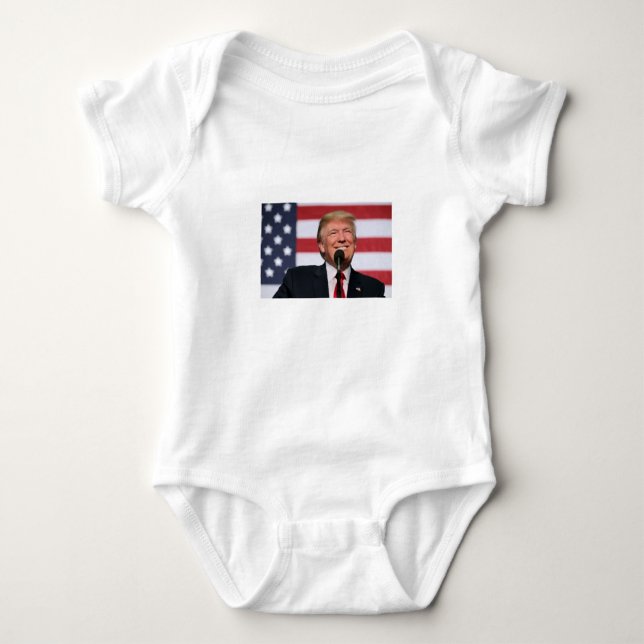 Baby Bodysuit Trump Strampler (Vorderseite)
