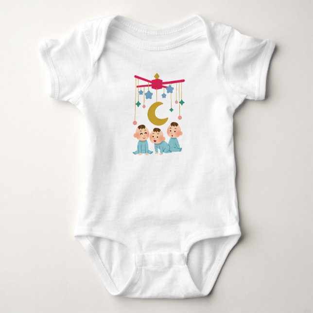 Baby Bodysuit Twinkle Little Dreamers. Baby Strampler (Vorderseite)