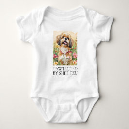 Baby Bodysuit — von Shih Tzu gepflastert Baby Strampler