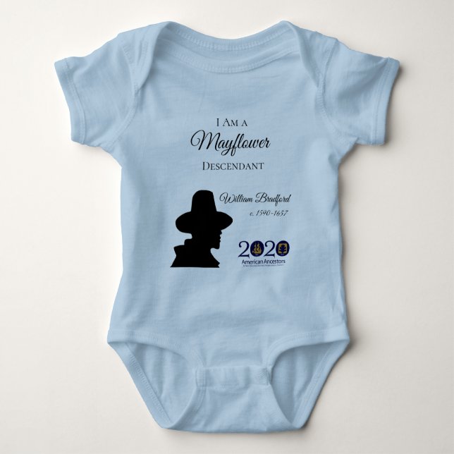 Baby-Bodysuit Williams Bradford Mayflower Baby Strampler (Vorderseite)