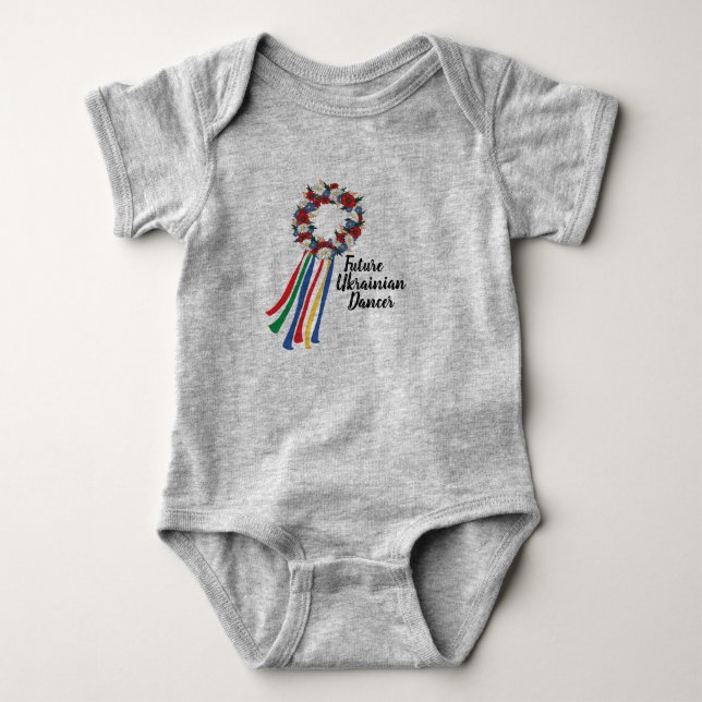 Baby-Bodysuit - zukünftiger ukrainischer Tänzer Baby Strampler (Vorderseite)