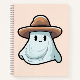 Baby Boo Cowboy Ghost Halloween Collection Notizbuch