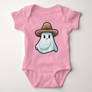 Baby Boo Cowboy Ghost Halloween Collection Strampler