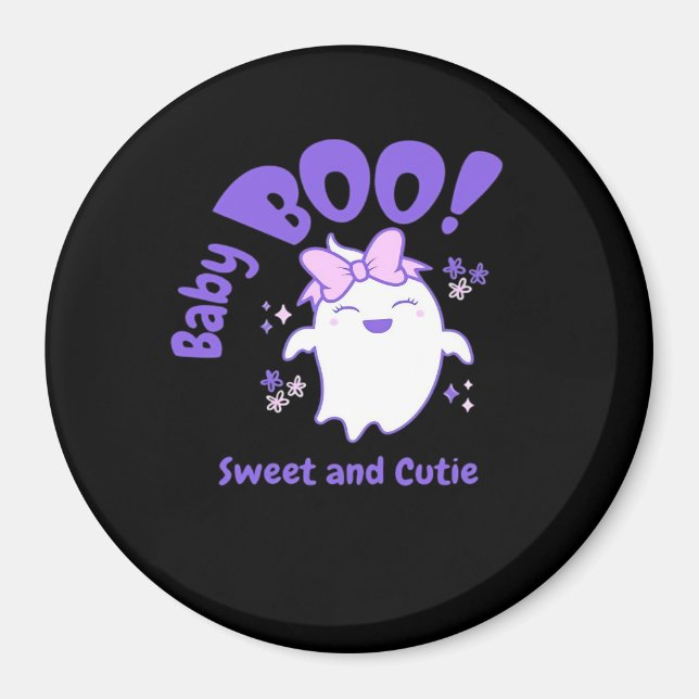 Baby Boo! Halloween-Design für Kleinkinder Magnet (Vorne)
